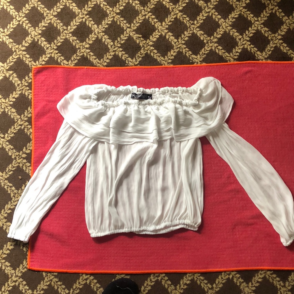 White off shoulder blouse